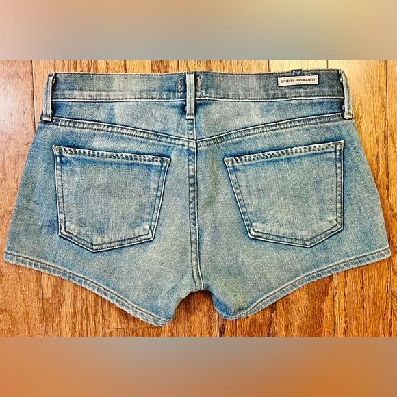 Citizens of Humanity (C of H) Denim Jean Shorts (Size 26) Vintage Blue💙👖🩳🎁🤩 - Picture 4 of 11